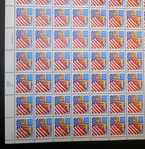 1995 Definitive Flag over Porch Sc 2897 32c mint sheet of 100 MNH -Typical - Picture 2 of 3