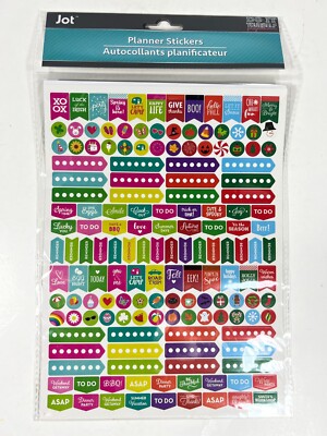 300 Counts Planner Calendar Stickers Holiday Party Festive Summer Spring |  eBay