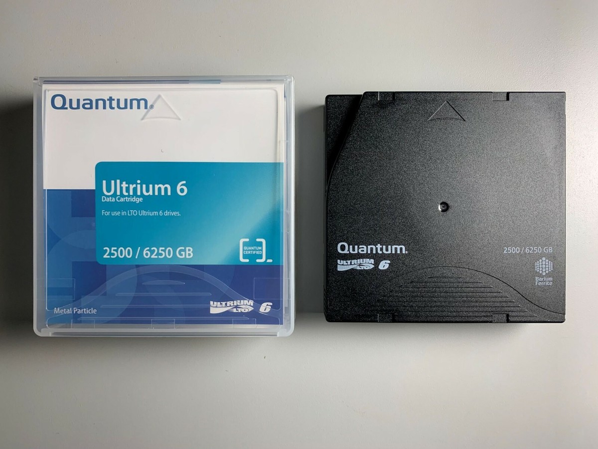 Data Tape Quantum LTO-6 Data Cartridge - 2.5TB/6.25TB Capacity (MP