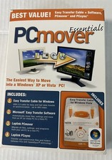 Laplink PC Mover Essentials  CD , Transfer Cable , Quick Start Guide  PCmover