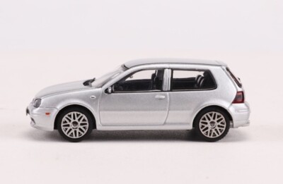 GCD 1:64 Silver VW Golf MK4 GTI 2 Doors Sports Model Diecast Metal