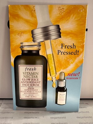 FRESH Vitamin Nectar Glow Juice Antioxidant Face Serum 15ml/0.5oz NEW SEALED