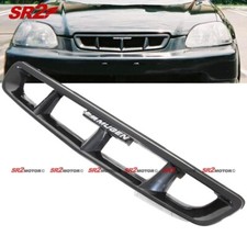 For 96-98 Honda Civic Mug Style Mesh-less Jdm Abs Front Grill Grille With Emblem