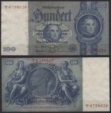 [20081] - REICHSBANKNOTE 100 REICHSMARK, 24.01.1935 - INTERMEDIATE FORM (1941/1942), 