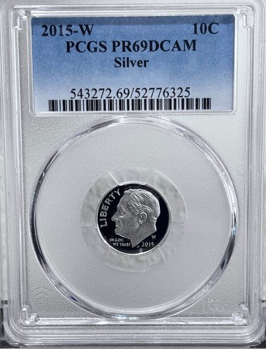 2015-W Silver Proof Dime - March of Dimes PCGS PR69DCAM PF69 2015 W 10C - Picture 3 of 4