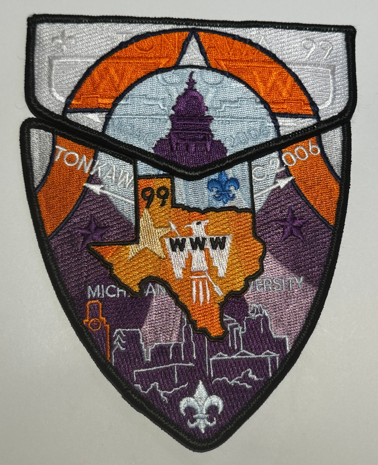 OA Lodge 99 Tonkawa 3 part set 2006 NOAC Patch Boy Scout MC3 eBay