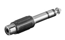 ADATTATORE STEREO JACK 6.35 M a RCA F audio M F cavo maschio femmina prolunga tv