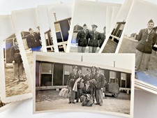 20 Vintage WWII Military Men Snapshots  Some Photos in Triplicates  Not Id'd