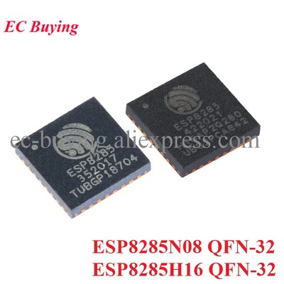 ESP8285 WiFi SoC QFN-32 ESPRESSIF 2MB Flash IC Chip New