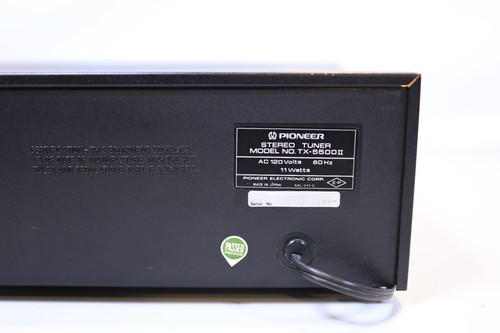 Vintage Pioneer TX5500II Stereo AM/FM Radio Tuner. Serviced! - Bild 8 von 9