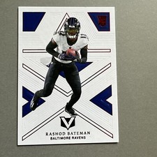 2021 Chronicles Vertex Red Parallel /199- Rashod Bateman #V-12- Ravens NFL