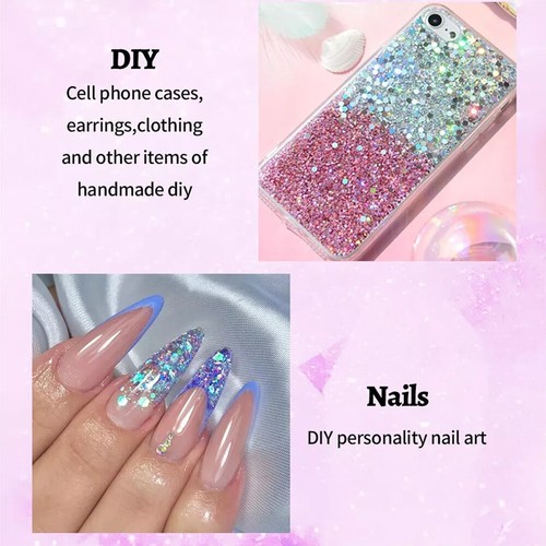 Body Glitter Gel Face Glitters Decor Sequins Liquid Eyeshadow Makeup Waterproof - Picture 13 of 32