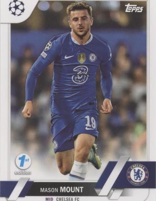 2022-23 Topps UEFA Club Competitions 1st Edition Mason Mount #19 - 1 of 1