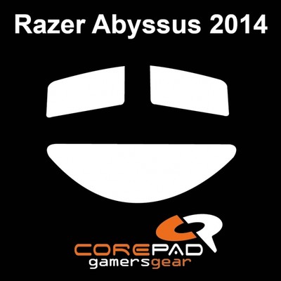 Corepad Skatez Razer Abyssus 2014 Mausfüße Mausgleiter Hyperglides PTFE Teflon