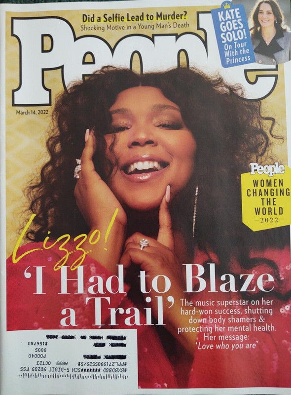 People Magazine March 14, 2022 Lizzo I Had To Blaza A Trail Cover New