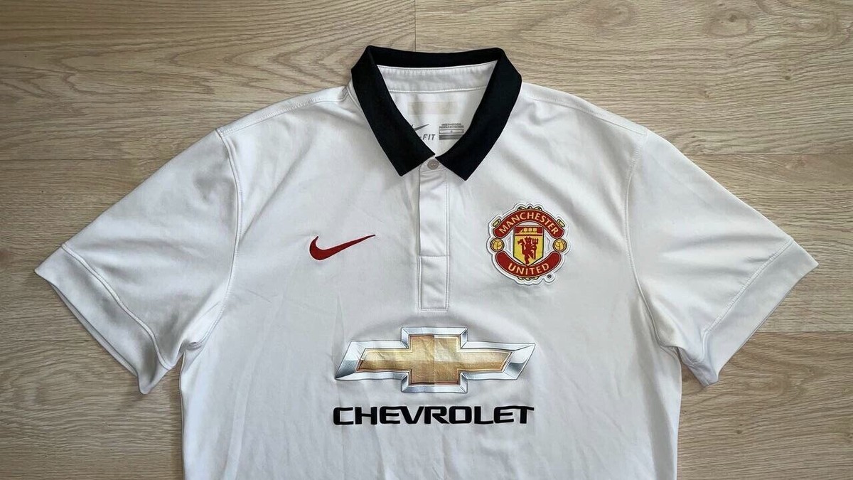 MANCHESTER UNITED NIKE 2014/2015 FOOTBALL AWAY JERSEY SIZE