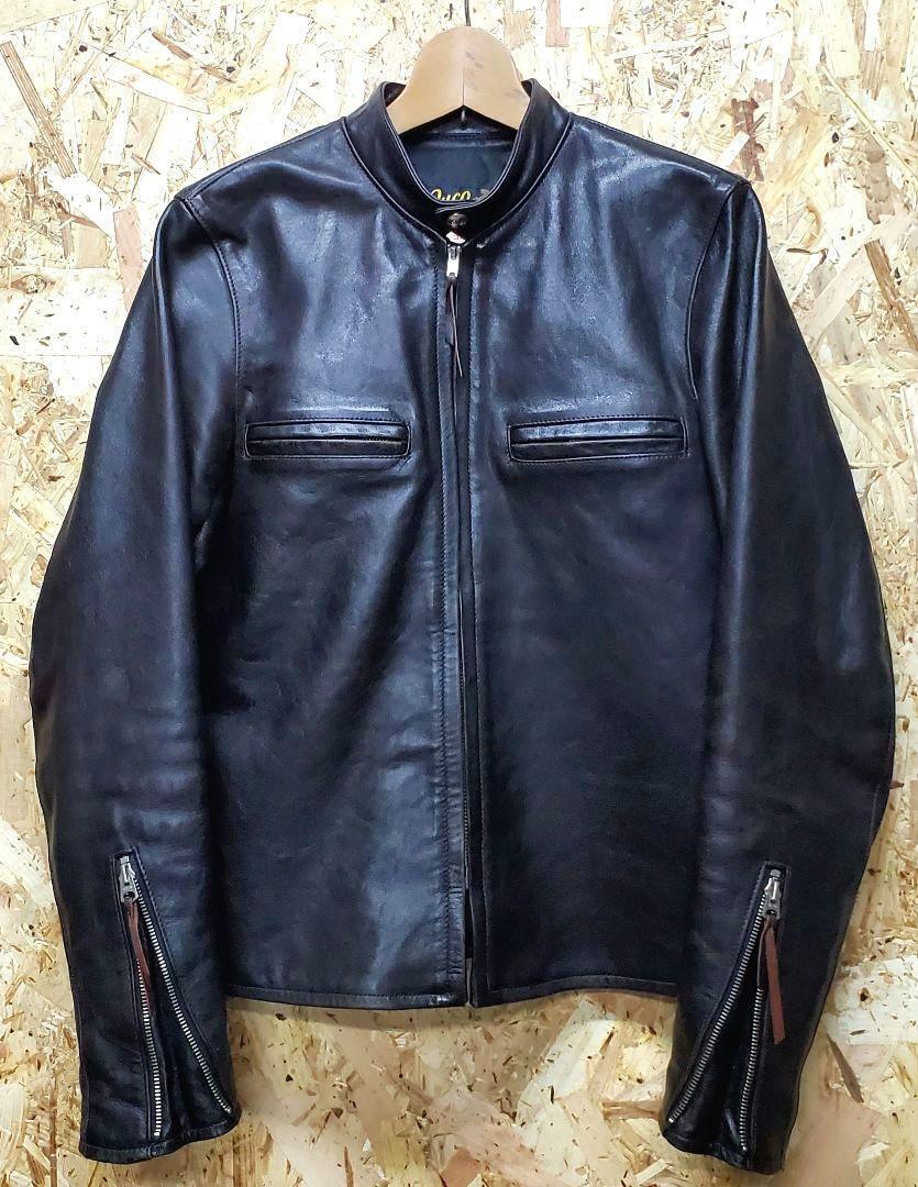 The Real McCoy's BUCO J-100 Single Riders Jacket Black The Real McCoy's BUCO J-100 Single Riders Jacket Black