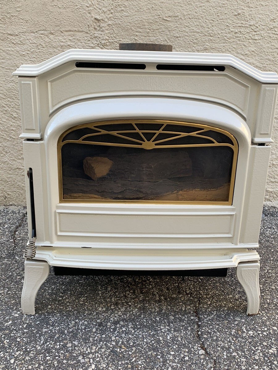 Dovre by Heatilator DV750 Natural gas white enameled cast iron