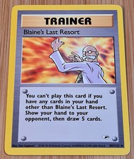 Blaine's Last Resort # 105/132 Uncommon Gym Heroes 2000 Pokemon EN Mint Vintage