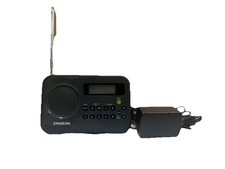 Sangean PR-D18 Portable AM/FM Digital Radio Vintage Tested Works Rubber Bumper