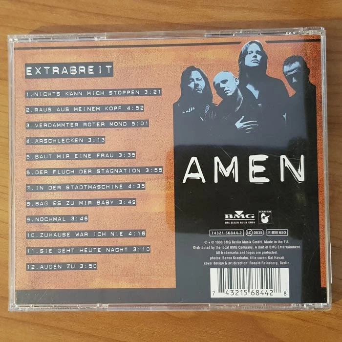 EXTRABREIT Amen  EX/EX(CD) - Bild 4 von 4