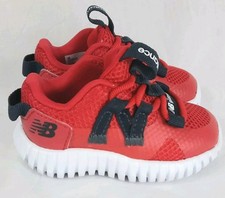 New Balance Playgruv V2 Bungee Baby Shoes Size 3 True Red Phantom Sneakers NEW