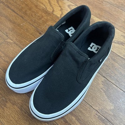 DC Trase Platform Women s Black Skateboard Shoe Size: 7