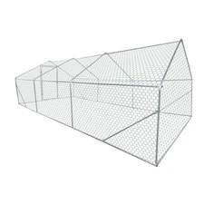 XPT035 Outdoor chicken coop metal big space 20*10*6FT 3 Unit for Outdoor