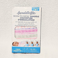 Sealed NEW SwaddleMe Room To Grow Swaddle SM/L 7-18 lbs 0-6 Month Pink/Purple