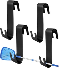 4 Pack Poolside Pool Leaf Skimmer Net Holder for above Ground Swimming Pool