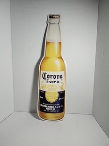 Vintage Corona Extra Beer Bottle Metal Sign 22"