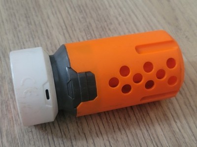 NERF Modulus Small Orange Silencer Barrel Extension Attachment 