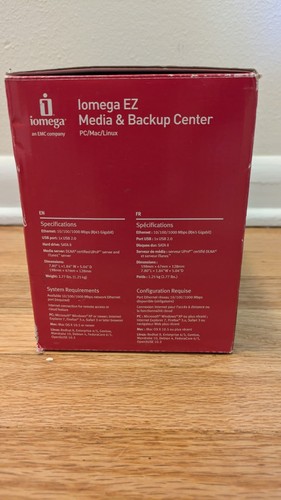 Lenovo Iomega EZ Media & Backup Center 2TB NAS Never Used in Original Box - Picture 9 of 9