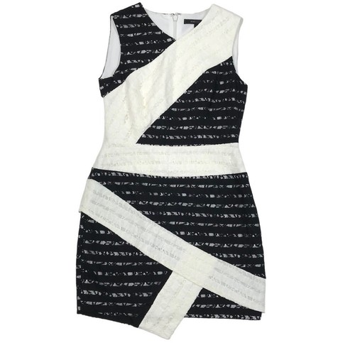 BCBGMAXAZRIA Minikleid Damen 6 Dalia Spitze Cocktail Nostalgie klassisch Büro Y2K - Bild 5 von 9