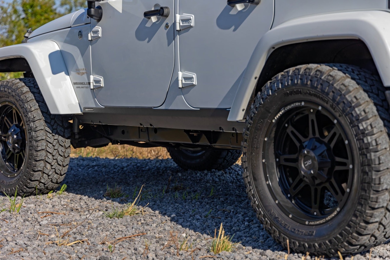 Rough Country Trail Cladding | Rocker Sill Plates | for Jeep Wrangler ...