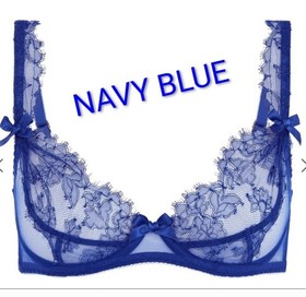 Agent Provocateur Willa Blue Bra &  Garter Lingerie Set (NO THONG!) NWOT 2 piece