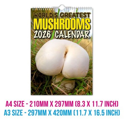 World'S Greatest Mushrooms Calendar 2025 Bring Joy & Stay Organized - View #7