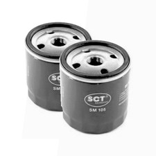 2x Ölfilter Schmierfilter Motor Anschraubfilter für Opel Astra F G H & Calibra