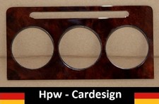 Heizungsblende  f&uuml;r Mercedes W123 echt WURZELHOLZ HOLZ ABSTUFUNG  NEU