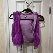 CIRCO Hoodie Jacket Sherpa Fleece Fuchsia Hot Pink Girls S