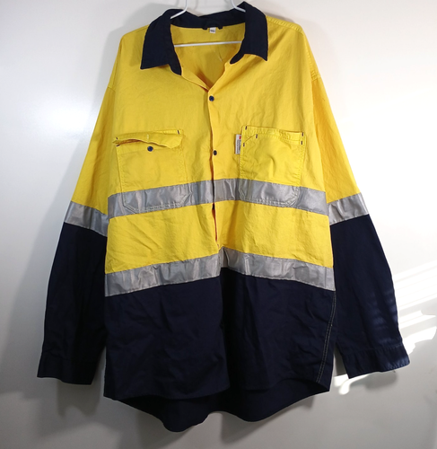 3M Scotchlite HiVis Lanterna Pesce 5XL Sicurezza Manica Lunga Riflettente Bottoni - Foto 1 di 10