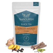 TeaNOURISH Ginger Masala Chai Tea 100g