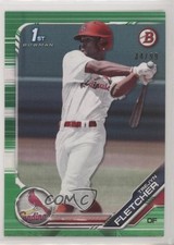 2019 Bowman Draft Green 34/99 Trejyn Fletcher #BD-174 4pn