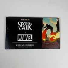 MTG Secret Lair x Marvel Spider-Man Heroic Deeds Rainbow Foil for