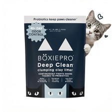 Boxie Probiotic Clumping Cat Litter 40 Day Odor Control Dust Free 16 lb