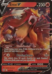 Entei V 022/172 Holo Ultra Rare Brilliant Stars