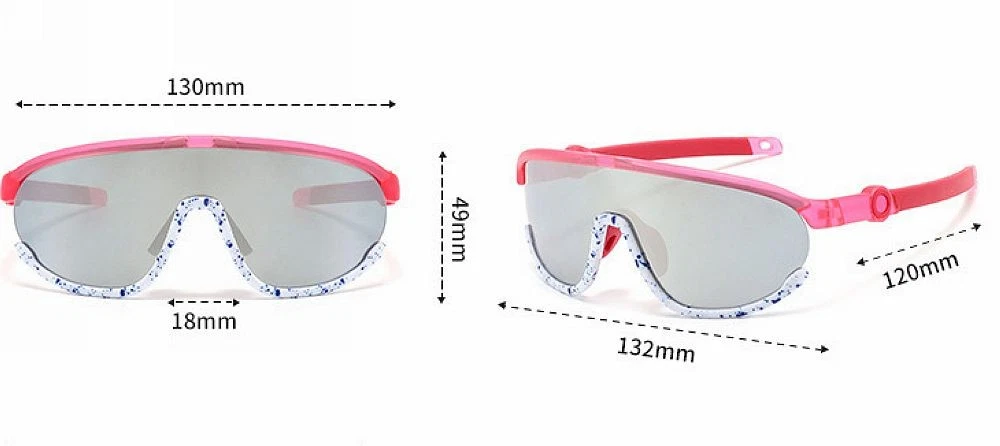 2026 Neu Kinder Sonnenbrille Outdoor Radfahren Sportbrille Anti UV Brille