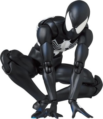 MAFEX No.147 Spider-Man Black Costume Comic Ver Medicom Marvel