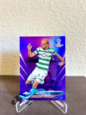 2017-18 Topps Chrome UEFA UCL #77 BAS DOST Purple Refractor SP /250 !  