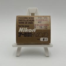 Nikon Focusing Screen For F-501 N2020 Type B Grid Matte Screen Focus Bracket NOS